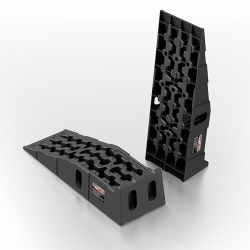 TOWKING 16000lb Heavy Duty Car Ramps, Non-slip 7"H for Underbody Oil Change