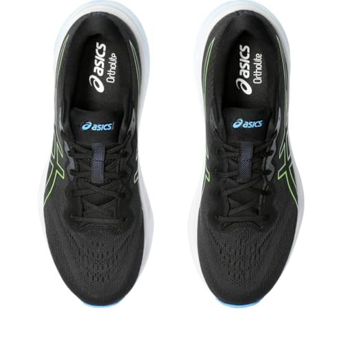 ASICS Men's Gel-Pulse 15 Running Shoe, 13, Black/Electric Lime