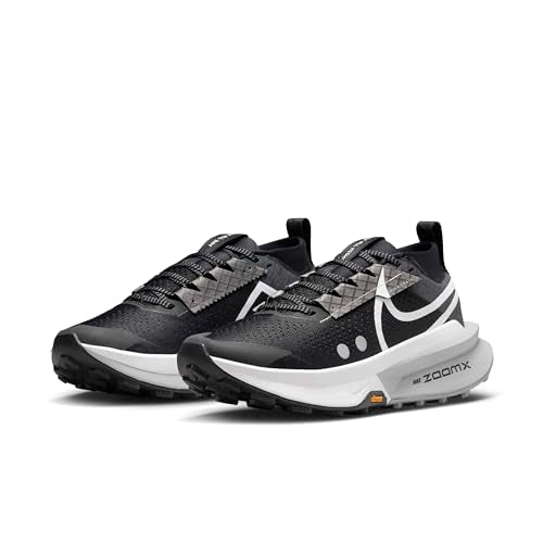 Nike Women's Zegama Trail 2 Sneaker, Black White Wolf Grey Anthracite, 10 US