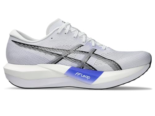 ASICS Unisex-Adult Magic Speed 5 Sports Shoes, WHITE/BLACK, 12 UK Men/ 11 UK Women