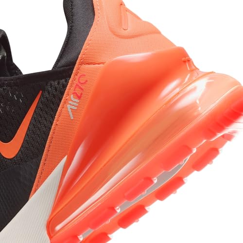 Nike Air Max 270 Men's Shoes (AH8050-030, Black/Bright Crimson/Phantom/Total Orange) Size 7.5