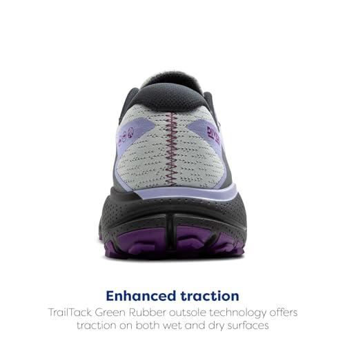 Brooks Women’s Divide 5 Trail Running Shoe - Mercury/Ebony/Sweet Lavender - 6 Medium