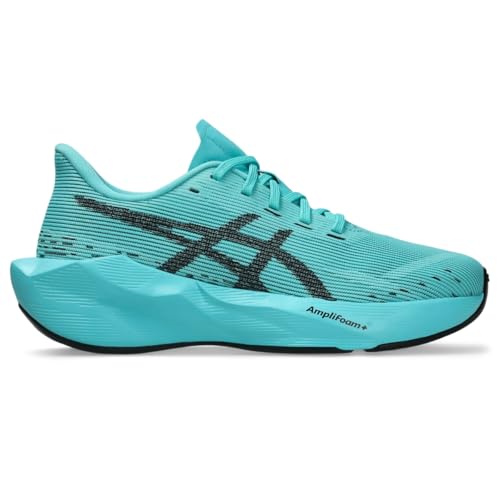 ASICS Kid's NOVABLAST 6 GS Running Shoes, 3.5, ICE Mint/Black
