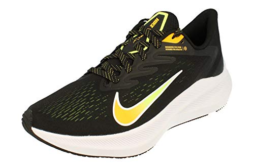 Nike Zoom Winflo 7 Mens Running Trainers CJ0291 Sneakers Shoes (UK 7 US 8 EU 41, Black University Gold 007)
