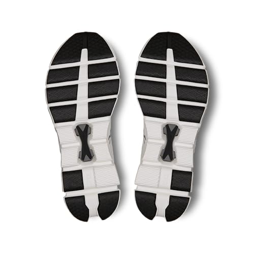 On Men's Cloud X 4 Sneakers, Ivory/Black, 8 Medium US