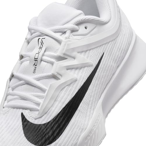 Nike Vapor Pro 3 Men's Hard Court Tennis Shoes (FZ2161-101, White/Black) Size 9.5