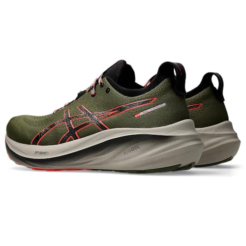 ASICS Gel-Nimbus 26 TR Mens Running Trainers 1011B849 Sneakers Shoes (UK 8.5 US 9.5 EU 43.5, Nature Bathing red Snapper 300)