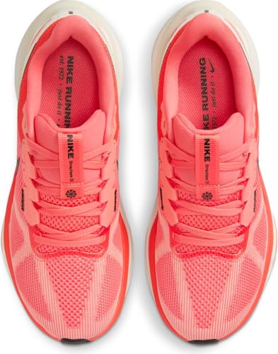 Nike Structure 25 Women's Road Running Shoes (DJ7884-800, Magic Ember/Sail/Apricot Agate/White) Size 8