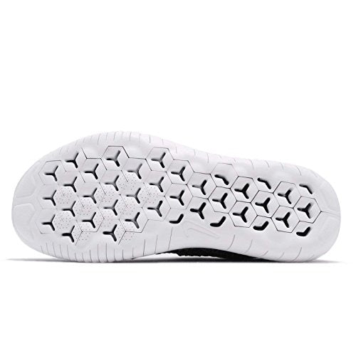 Nike Women's Free RN Flyknit 2018 White Black 942839-101 (5 B US)
