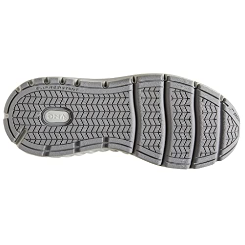 Brooks Women's Addiction Walker Suede Walking Shoe - Shark/Alloy/Oyster - 5 Wide