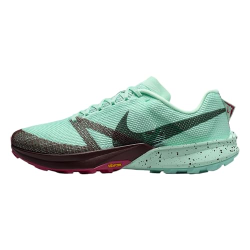 Nike Kiger 10 Trail Running Shoes (Mint Foam/Burgundy Crush/Sweet Beet/Seaweed) Size