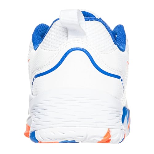 Sisttke Men's Badminton Pickleball Tennis Shoes White/Dark Blue