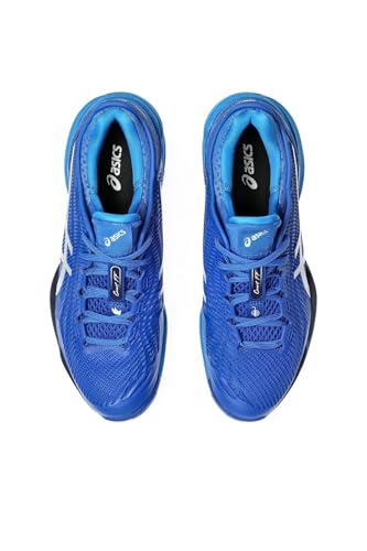 ASICS Men's Court Ff 3 Novak Trainers, Tuna Blue Pure Silver, 6.5 US