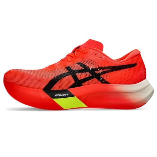 ASICS Unisex METASPEED Sky 3 Running Shoe, 7M / 8.5W, Sunrise RED/Black