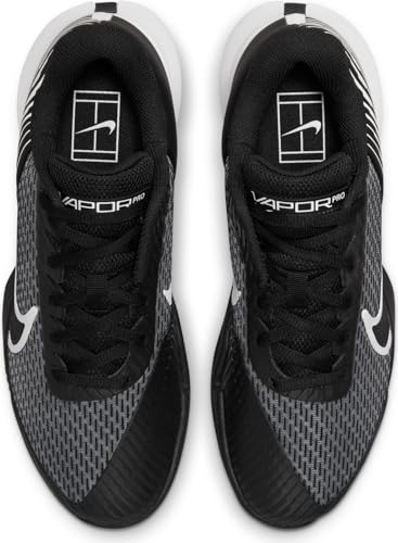 Nike Women's W Zoom Vapor Pro 2 Cly Sneaker, Black White, 7.5 US
