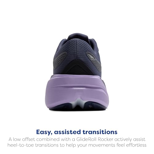Brooks Women’s Ghost Max 3 Neutral Running & Walking Shoe - Nighshadow/Ebony/Purple - 11 Medium