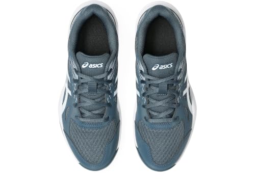 ASICS Unisex Kids Upcourt 6 GsIndoor Sports Shoes, Raw Indigo White, 4.5 UK Child