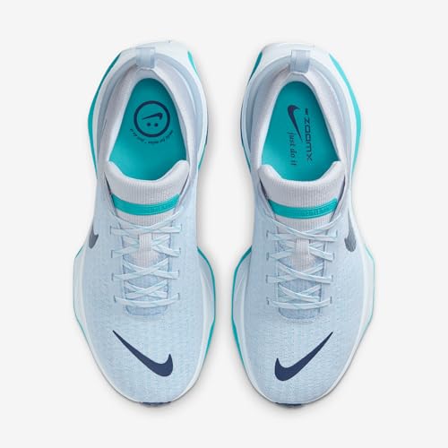 Nike Invincible 3 Men's Road Running Shoes (DR2615-407, Blue Tint/Dusty Cactus/Football Grey/Blue Void) Size 10