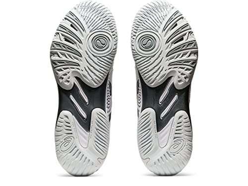 ASICS Women's Netburner Ballistic FlyteFoam 2 Volleyball Shoes, 7, White/Black