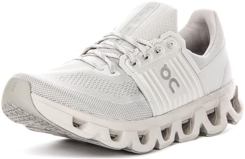 On Running Cloudswift 4 Ad Men's Mid Cushion Standard Road Runn Sneakers (Light Gray, US 11.5)