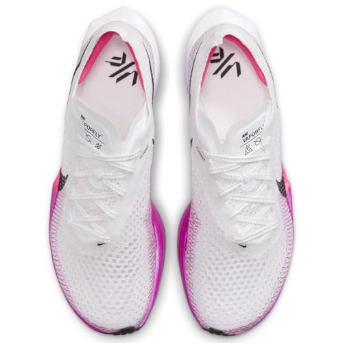 Nike Vaporfly 3 Women's Road Racing Shoes (DV4130-104, White/Vivid Purple/Purple) Size 9