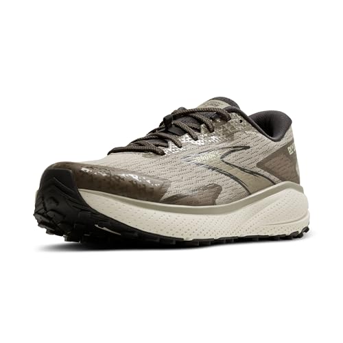 Brooks Men’s Divide 5 Trail Running Shoe - London-Fog/Falcon/Ebony - 8.5 Medium