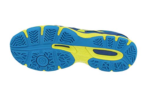 ASICS Gel-Netburner Ballistic Mens Trainers B507Y Sneakers Shoes (UK 7 US 8 EU 41.5, Green Blue 4977)