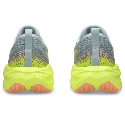 ASICS Kid's NOVABLAST 4 Grade School Running Shoes, 5, Cool Grey/Bright Sunstone