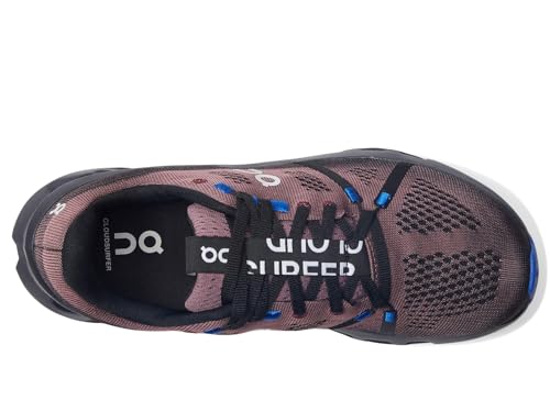 On Womens, Cloudsurfer Black/Cobalt, 6.5, Medium