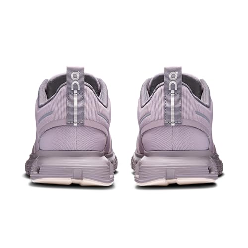 On Women's Cloud 6 Sneakers, Mauve/Zinc, 5 Medium US
