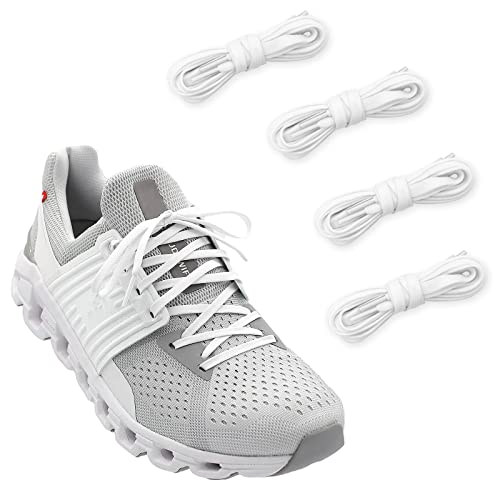 NDTEZUGT 2 Pairs Shoelaces for On Cloud X3, X4, Shift, Cloudflow White 54in