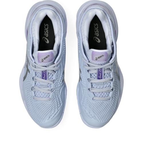 ASICS Women's Court FF 3 Night Energy Tennis Shoes, Blue Fade/Gunmetal, 6.5