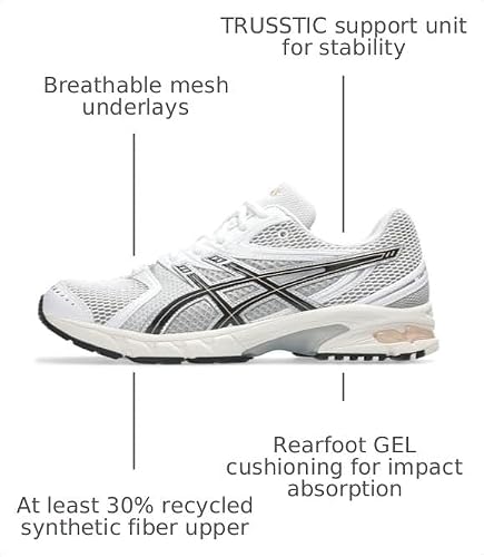 ASICS Unisex Gel-DS Trainer 14 Sportstyle Shoes, 8M / 9.5W, White/Honey Beige