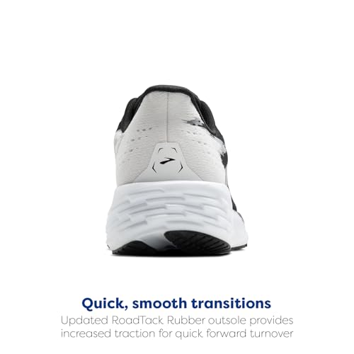 Brooks Men’s Launch 11 Neutral Running Shoe - Black/White - 11.5 Medium