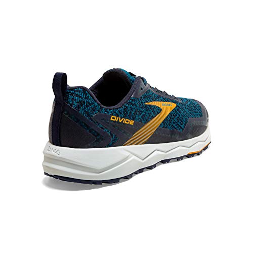 Brooks Mens Divide Running Shoe - Lagoon/Navy/Golden Rod - D - 12