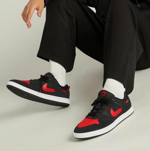 Nike SB Alleyoop 'Bred', Black/White/University Red, CJ0882-006, Men's Skate Shoes (Black/White/University Red, US Footwear Size System, Adult, Men, Numeric, Medium, 8)
