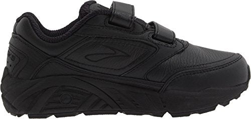 Brooks Women's Addiction Walker V-Strap Walking Shoe,Black,8.5 B