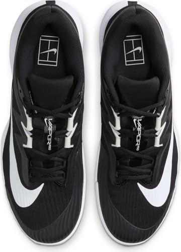 NIKE Men's Vapor Pro 3 Men s Clay CoSneaker, Black White, 11 US