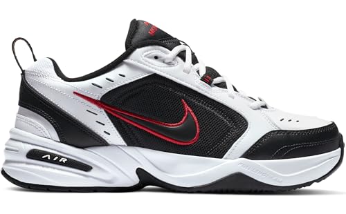 Nike Men's Air Monarch IV Training/Workout Shoes, White/Black, 11