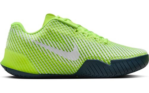 Nike Men's M Zoom Vapor 11 Hc Tennis Shoes, Volt White Armory Navy, 10.5
