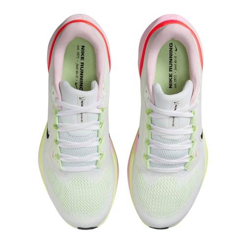 Nike Pegasus 41 Women's Road Running Shoes (IB4377-100, White/Pink Foam/Bright Crimson/Black) Size 8