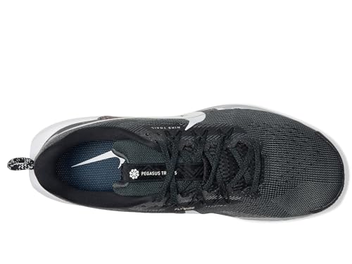Nike Men's Pegasus Trail 5 Black/White/Anthracite/Wolf Grey 10.5 Medium