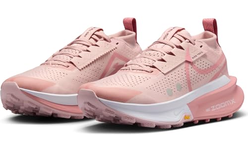 Nike Zegama 2 Women's Trail Running Shoes (FD5191-601, Pink Oxford/Photon Dust/Burgundy Crush) Size 8