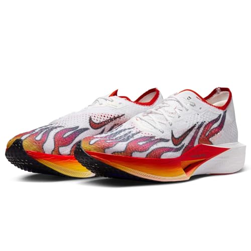 Nike Vaporfly 3 Men's Road Racing Shoes (HQ3504-100, White/Black/University Red/Habanero Red) Size 11