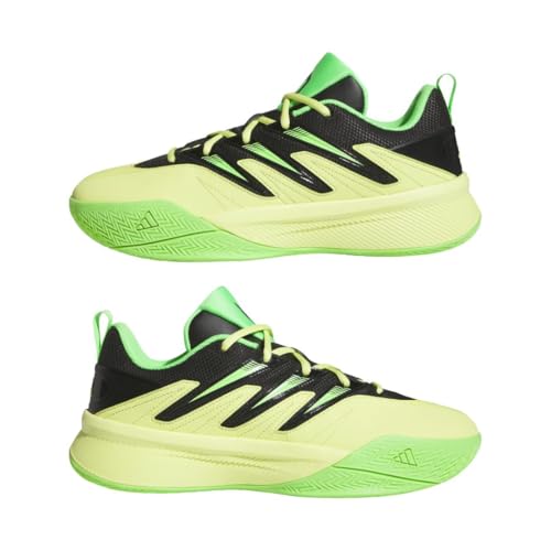 Adidas Unisex-Adult Dame Certified 3 Basketball, Pulse Lime/Black/Screaming Green, 9