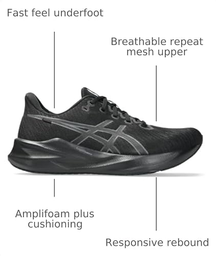 ASICS Men's VERSABLAST 4 Running Shoes, 10.5, Black/Carrier Grey