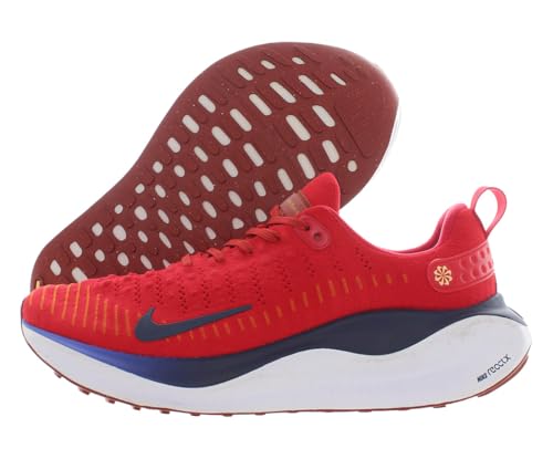 Nike InfinityRN 4 Men's Road Running Shoes (Extra Wide) (FN0881-600, University Red/Campfire Orange) Size 11