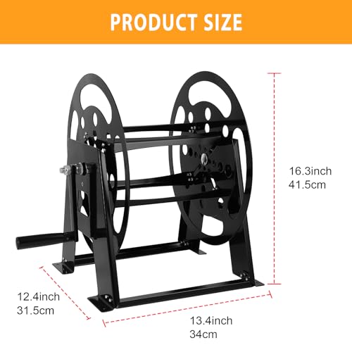 RV Extension Cord Reel Stand, 50-200 FT RV Extension Cord Reel Holder