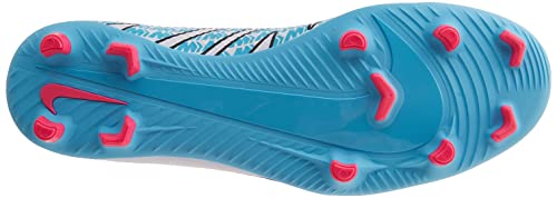 Nike Men's Mercurial Superfly 9 Club Fg/MgSneaker, White Baltic Blue Pink Blast, 9 US