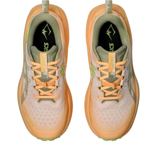 ASICS Men's Trabuco Max 4 Running Shoe, 10, Cream/Khaki
